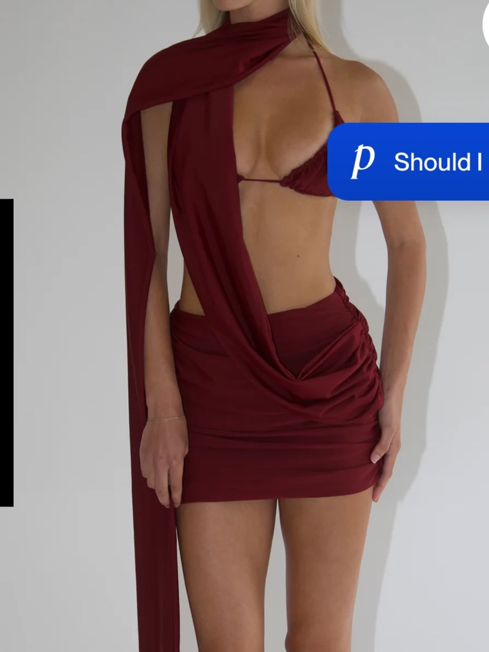 Wine red 3 piece set